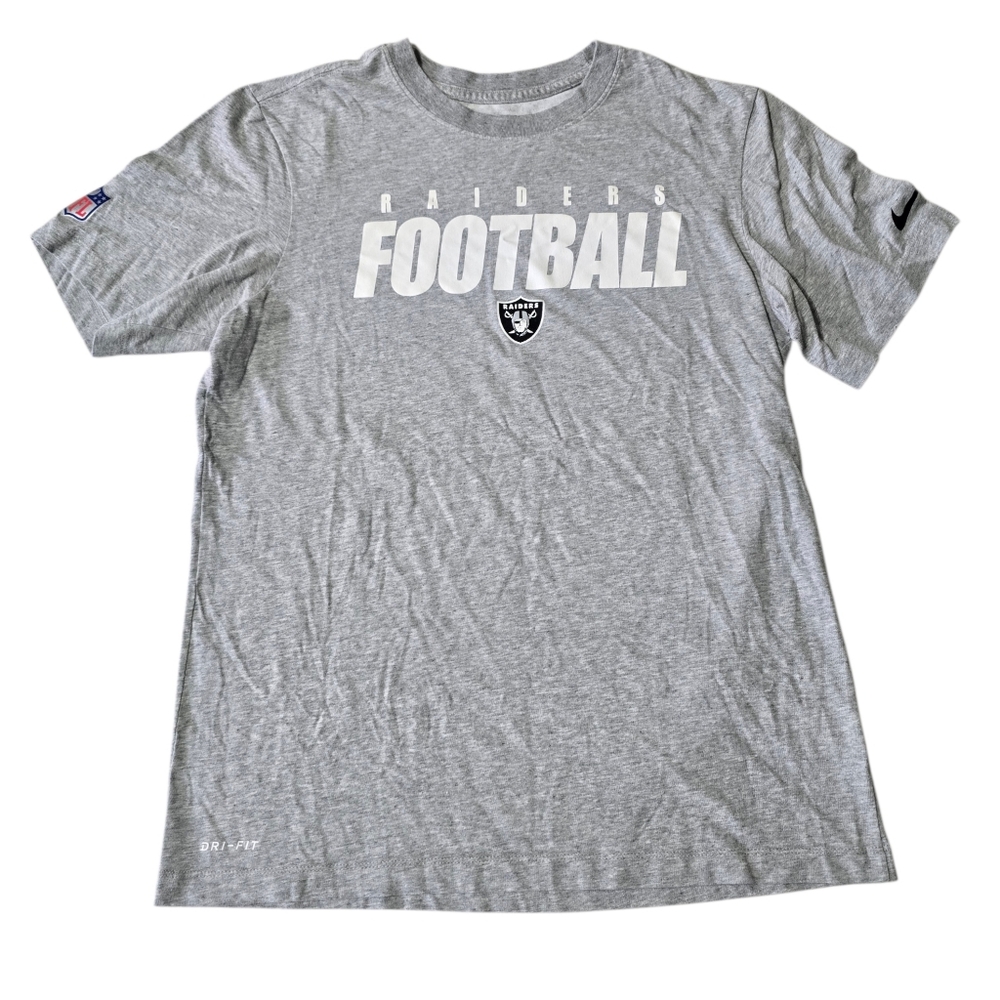 Nike Gray Raiders Football Tee
